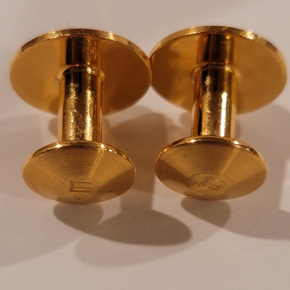 Dunhill Gold-toned Cuff Links - Picture 9 of 11